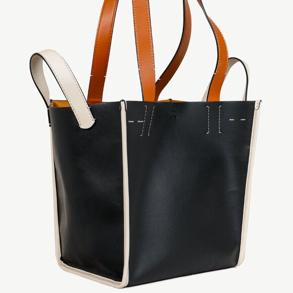 Proenza Schouler White Label Large Mercer Black Leather Tote - Picture 2 of 14